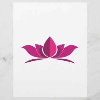 Yoga Lotus Power Meditation Symbol Gift Idea Reklamblad