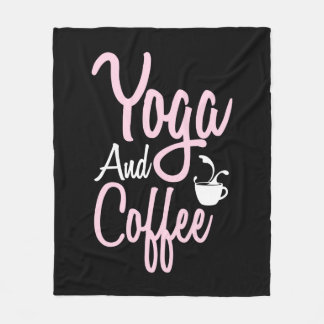 Yoga Lover | Yoga And Coffee Fleecefilt