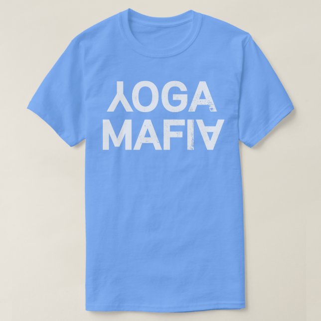 Yoga Mafia Kärlek Peace Funny Gift 1 T Shirt (Design framsida)