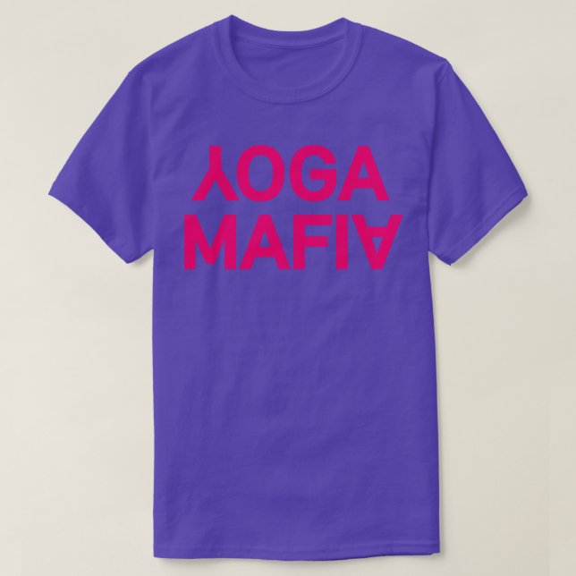 Yoga Mafia Kärlek Peace Funny Gift T Shirt (Design framsida)
