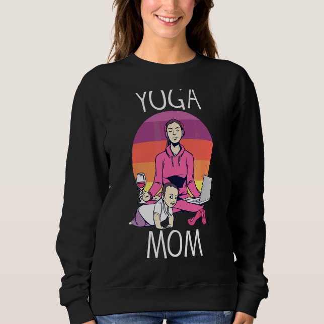 Yoga Mamma 1 T Shirt (Framsida)