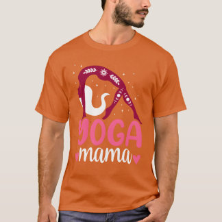 Yoga Mamma Hobby Mor Mamma Mamma vänner T Shirt