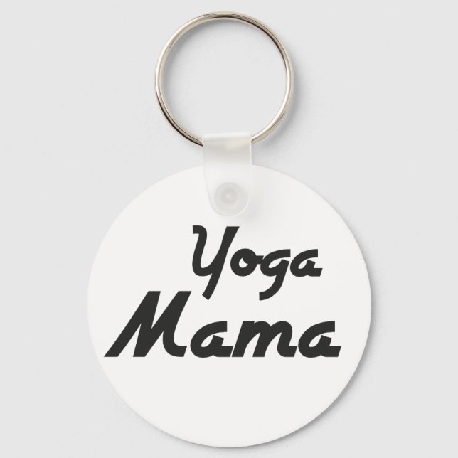 Yoga Mamma Keychain Nyckelring (Framsida)