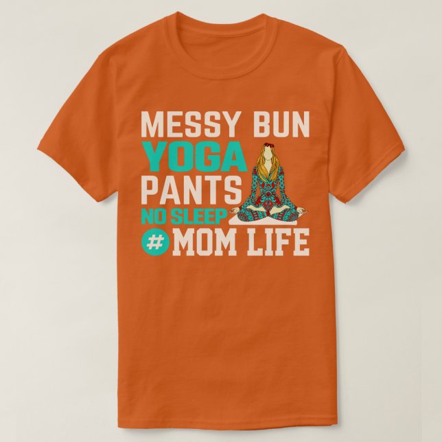 Yoga Mamma Life T Shirt (Design framsida)