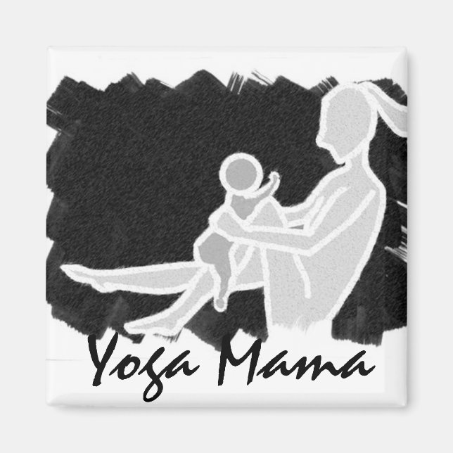 Yoga Mamma Magnet (Framsidan)