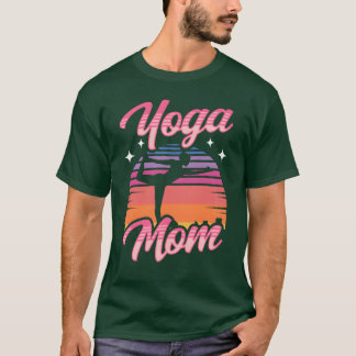 Yoga Mamma Mor Hobby Mamma flicka T Shirt