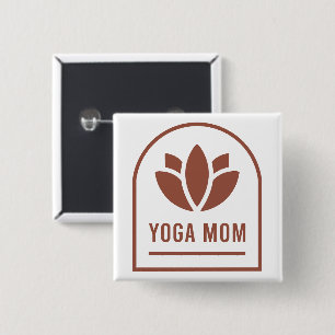 Yoga mamma mor lotusblomma boho estetik knapp