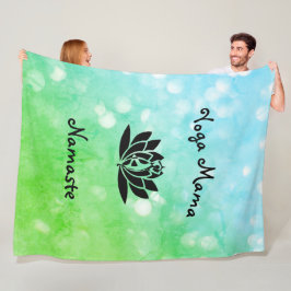 Yoga Mamma Namaste-design Fleecefilt
