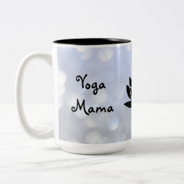 Yoga Mamma Namaste-design Två-Tonad Mugg