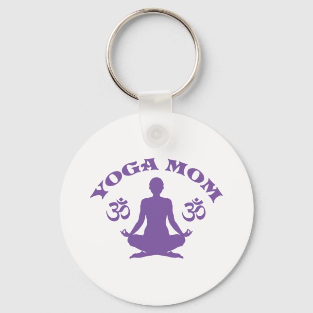 Yoga Mamma Nyckelring (Framsida)