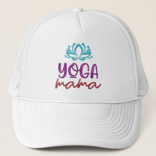 Yoga Mamma Quote Lotus Flower Keps