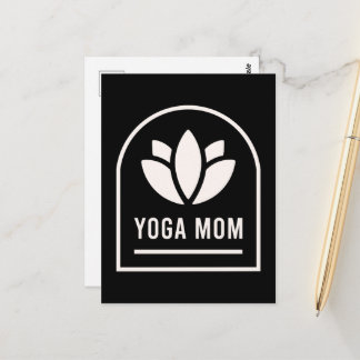 Yoga-mamma yogi-mödrar gruppklass vykort