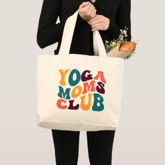 Yoga Mammor Klubb Souvenir Retro Stil Groovy Jumbo Tygkasse
