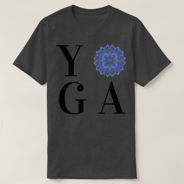 Yoga Mandala Design T Shirt (Design framsida)