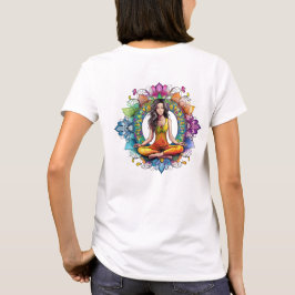 Yoga Mandala fredliga T-Shirt