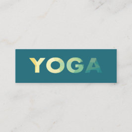 Yoga Mandala Personala tränare promo Mini Visitkort
