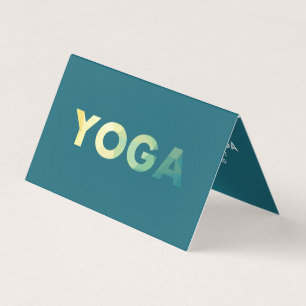 Yoga Mandala personi tränare yogi Visitkort