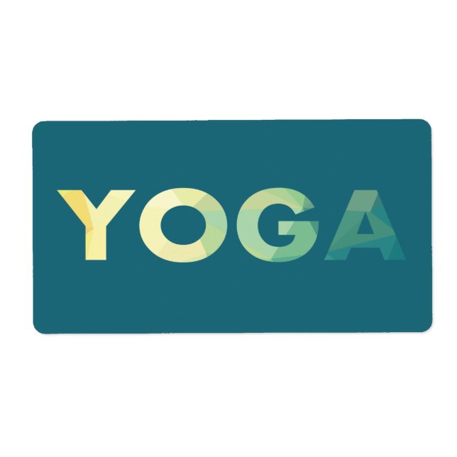 Yoga Mandala personlig tränare Fraktsedel (Framsidan)