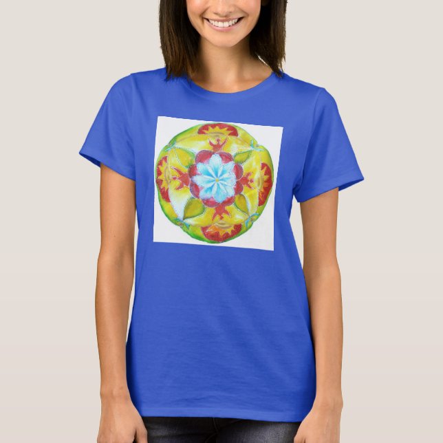 Yoga Mandala T-Shirt (Framsida)