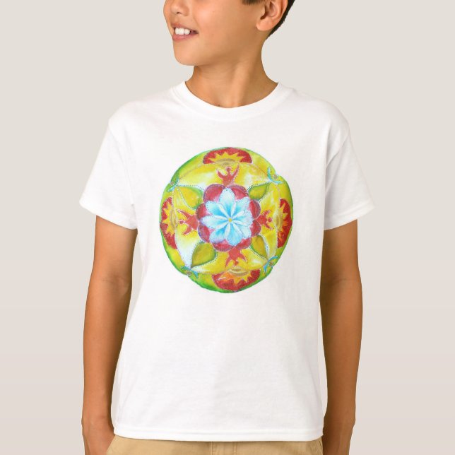 Yoga Mandala T-Shirt (Framsida)