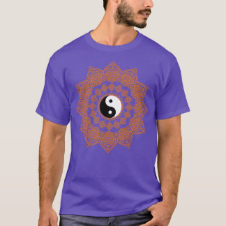 Yoga Mandala Yin Yang Gift T Shirt