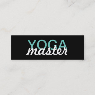 yoga master slå-kort lojalitetskort