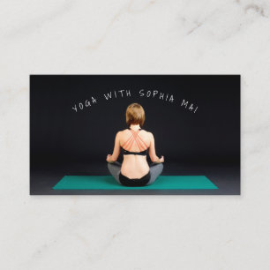 Yoga Mat, Yoga Instructor Visitkort