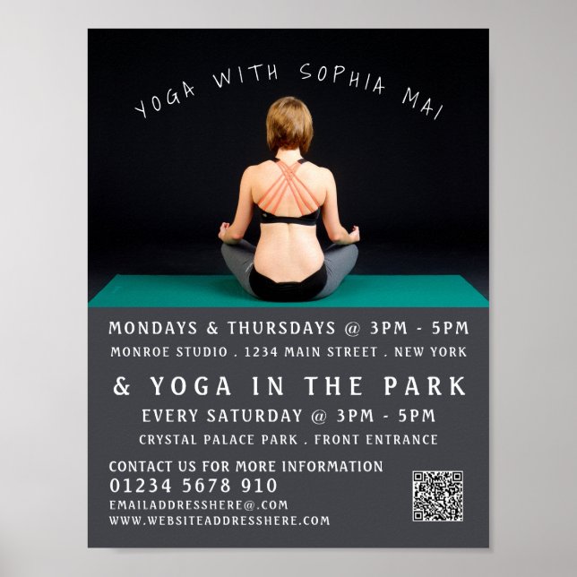 Yoga Mat, Yoga-reklam Poster (Framsidan)