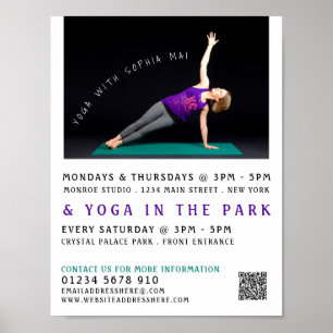Yoga Mat, Yoga-reklam Poster