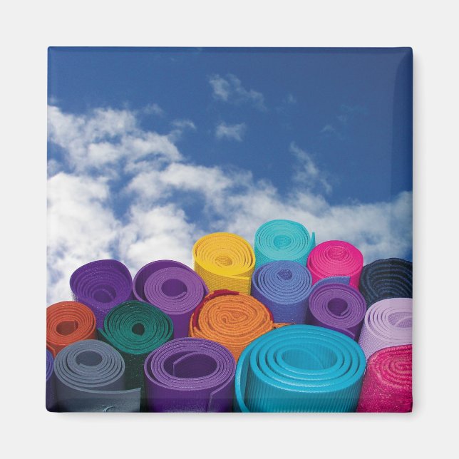 Yoga mats magnet (Framsidan)