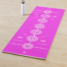  Yoga matväska 7 chakras rosa design