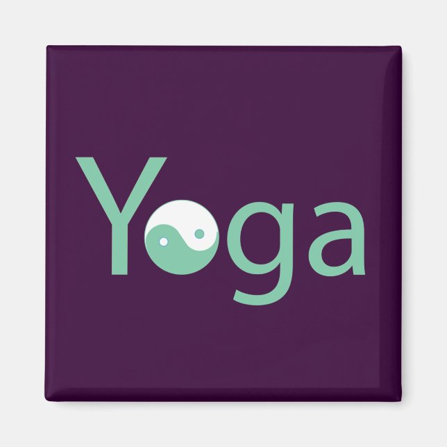 Yoga med Yin Yang Magnet (Framsidan)