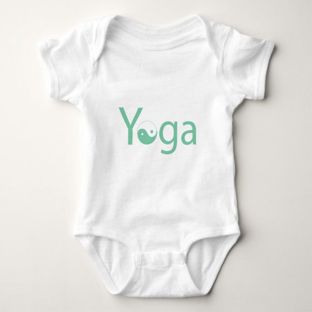 Yoga med Yin Yang Tee (Framsida)