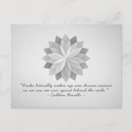 Yoga Mediation Reiki Instruktor Chic Mandala Quote Vykort