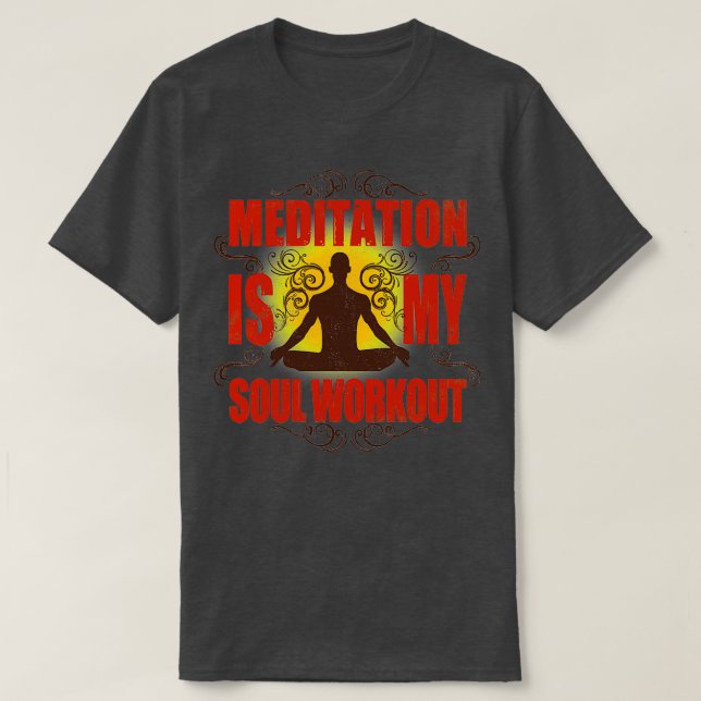 Yoga Meditation är min självklara träning T Shirt (Design framsida)