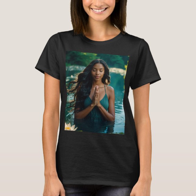 YOGA - MEDITATION - CARPE DIEM - WELLNESS T SHIRT (Framsida)