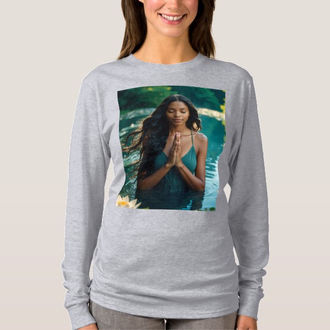 YOGA - MEDITATION - CARPE DIEM - WELLNESS T SHIRT (Framsida)