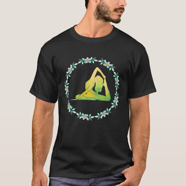 Yoga Meditation Chakras Om Zen Namaste Women Girl T Shirt (Framsida)