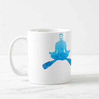 Yoga Meditation Dykning Ocean Fridykning Hav Apnea Kaffemugg