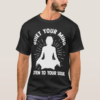Yoga Meditation Exercise Stretch Gym T Shirt