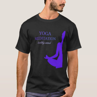 Yoga & Meditation för ett hälsosamt tänkande T Shirt