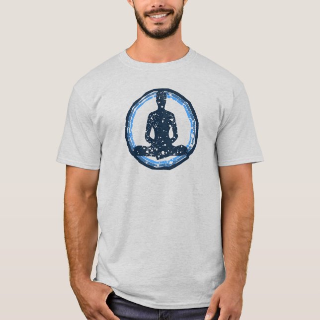Yoga Meditation Grafisk T-shirt (Framsida)