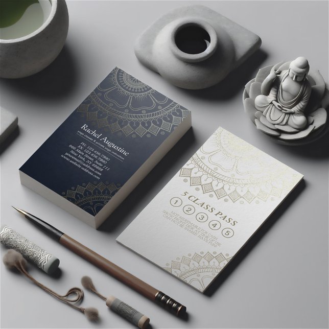 Yoga Meditation Instructions Class Pass Loyalty Ca Lojalitetskort (Skapare uppladdad)