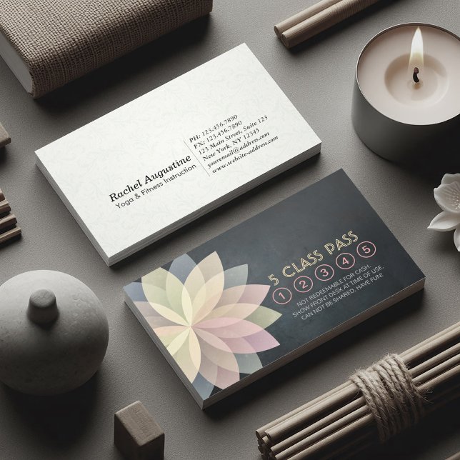 Yoga Meditation Instructions Class Pass Loyalty Ca Lojalitetskort (Skapare uppladdad)