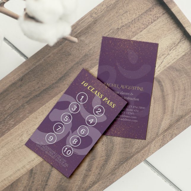 Yoga Meditation Instructions Class Pass Loyalty Ca Lojalitetskort (Skapare uppladdad)