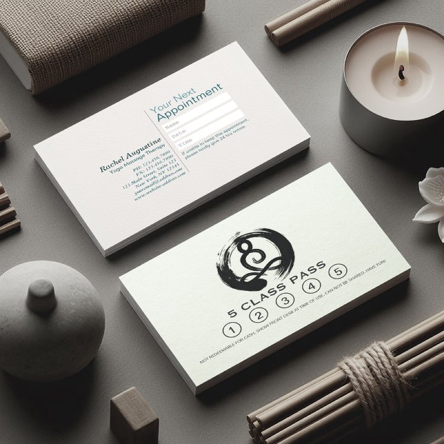 Yoga Meditation Instructions Class Pass Loyalty Ca Lojalitetskort (Skapare uppladdad)