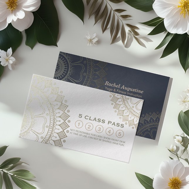Yoga Meditation Instructions Class Pass Loyalty Ca Lojalitetskort (Skapare uppladdad)