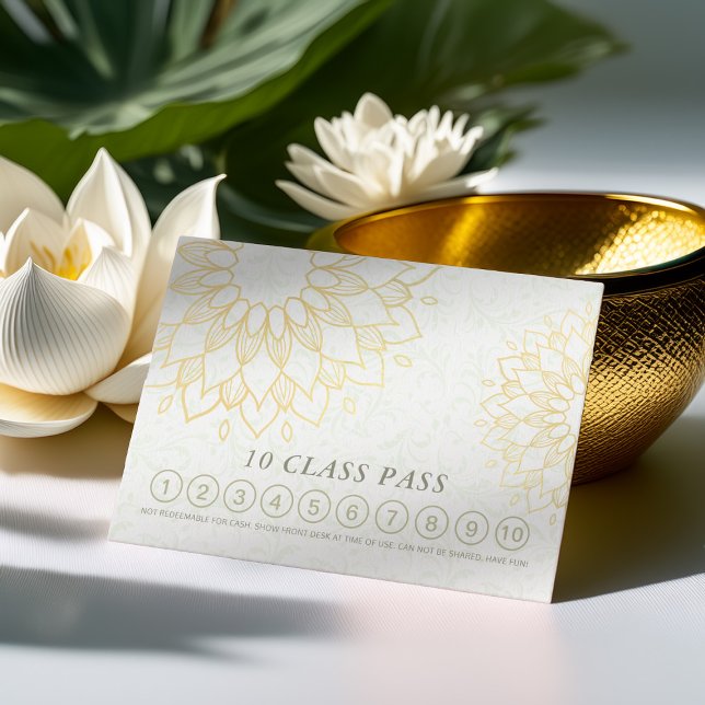 Yoga Meditation Instructions Class Pass Loyalty Ca Lojalitetskort (Skapare uppladdad)