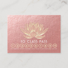 Yoga Meditation Instructions Class Pass Loyalty Lojalitetskort