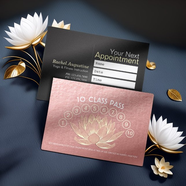 Yoga Meditation Instructions Class Pass Loyalty Lojalitetskort (Skapare uppladdad)